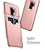 Spigen Slim Armor CS Galaxy S9 Plus Case with Slim Dual Layer Wallet Design and Card Slot Holder for Samsung Galaxy S9 Plus (2018) - Rose Gold