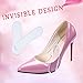 Gel Heel Grips Back Pads 10 Pairs - Silicone Heel Cushion - Shoes Boots High Heels Inserts Insoles Liners for Women and Men - by NIPOO