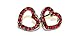 Buyless Fashion Girls Heart Stud Earrings Surgical Stainless Steel
