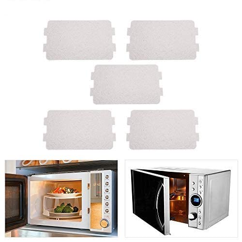 Duokon Microwave Oven Mica Plate Sheet Microwave Waveguide Cover Replacement Repairing Accessory（5Pcs）