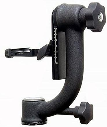 BEIKE BK-45 Gimbal Tripod Head for Heavy Camera Telephoto Lens with 360 Degree Quick Release Plate