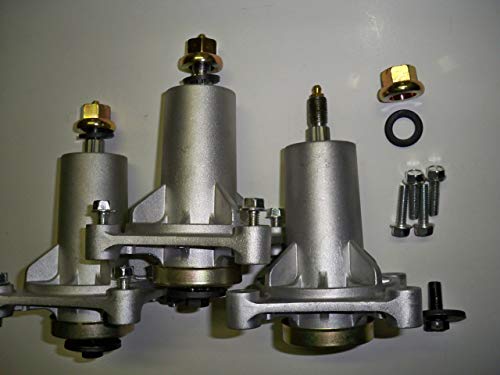 Craftsman Three 187292, 192870, 532187292, 532192870 Spindle, Mounting Holes Tapped, Includes Hardware, Husqvarna Poulan