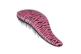 Suprent Zebra-stripe Detangling Hair Brush, Professional Pain-free Detangler for All kinds of Hair Types, Adults & Child, Pink
