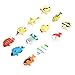 Pixnor Ocean Animal Tropical Fish Figure Model Preschool Kids Toy - 10 Pieces