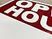 Open House Sign Kit - 3 Double Sided Signs & 3 Heavy Duty Stakes - Red Property Signs 18