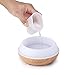 MERKIT Portable 300ml Cool Mist Humidifier and Ultrasonic Aromatherapy Essential Oil Diffuser (Natural Wood Color)
