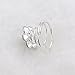 12pcs Spiral Hair Hair Clips Bun Stick Pick for DIY Hair Style (Silver)
