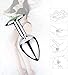Steel Color Adult only Sex Toys Attractive Butt Plug Anal Jewelry Small (Baby Pink)