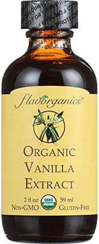 FlavorganicsExtract - Organic - Vanilla - 2 oz - case of 12 - 95%+ Organic - Gluten Free - Wheat Free-
