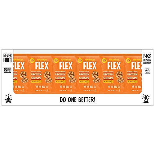 Popcorners Flex Buffalo Protein Crisps PlantBased Protein, Gluten