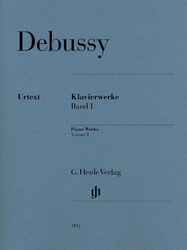 Debussy Piano Works Volume 1 1880-1905 by DEBUSSSY C