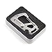 Tacray GK1602 Titanium EDC Keychain - 12 Tools in 1 - Bottle Opener, Wrench, Screw Driver, Key Clip, etc. - Universal Everyday Carry Pocket and Backpack Tool