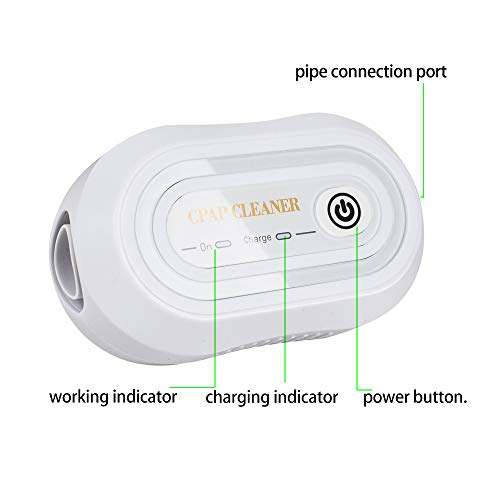 Denshine Mini CPAP Cleaner, Portable CPAP Cleaner Disinfector, for CPAP Air Tubes Machine Respirator Cleaning Sanitizer Disinfection Denshine Mini CPAP Cleaner, Portable CPAP Cleaner Disinfector, for CPAP Air Tubes Machine Respirator Cleaning Sanitizer Disinfection