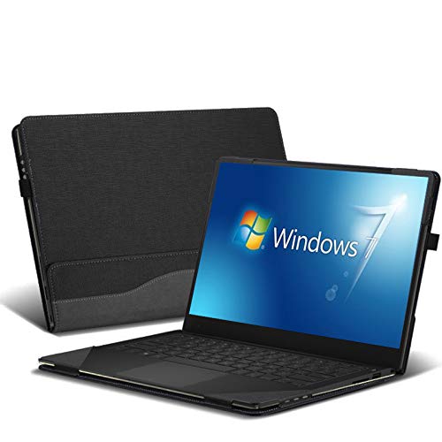 for Lenovo Yoga 730 Case, PU Leather Folio Stand Protective Laptop Cover for Lenovo Yoga 730-13 13.3 Inch,Grey