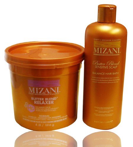 Mizani Butter Blend Balance Hair Bath 33.8oz+Relaxer normal 4LB