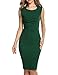 ANGVNS Stylish Women Casual Sleeveless High Waist Knee-Length Party Dress