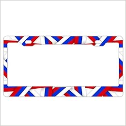 Amazon Com Exmeni Football Banner Russian Colors License Plate