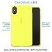 Speck Products CandyShell Fit iPhone Xs Max Case, Antifreeze Yellow/Antifreeze Yellow