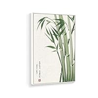 Framed Canvas Home Artwork Decoration Antique Plant Canvas Wall Art for Living Room, Bedroom - 16x24 inches