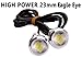 YITAMOTOR 20 X 23mm Eagle Eye High Power 5730 LED White Fog Daytime DRL Backup bulbs 9W