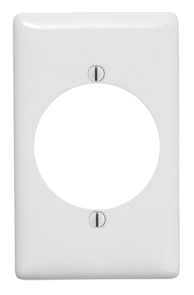 Bryant Electric NP724W Wall Plate, Standard, White Outlet Plates