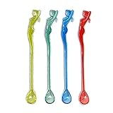 PeaceStores,12-Piece 4 Color Sexy Womens Bachelorette Spoon Dispoable Party Supplies Cocktail, Champagne Decorations Kit