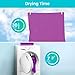 Bodi Towel Quick-Dry Lightweight Super-Absorbent Large Microfiber Towel, Purple, 130cm x 80cm