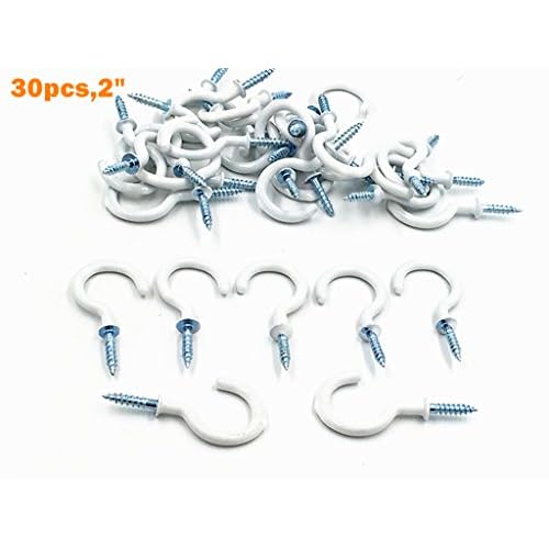 Cheap Kinteshun Cup Hooks Ceiling Hooks Large Size Vinyl Coated