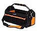 INTERNET'S BEST Open Top Electricians Tool Bag - Custom Electrician Organizer, Tool Carrier - 16 Pocket Utility Tool Box - Portable Shoulder Tote for Tech, Plumbers, Painters, Construction - 17 Inch