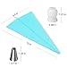 Cake Decorating Supplies Set with 24 Professional Stainless Steel Cake Decoration Tips 10 Disposable Icing Bags 2 Reusable Couplers 1 Decorating Pen and 1 Silicone Pastry Bag