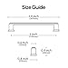 Alzassbg 10 Pack Brushed Satin Nickel Cabinet Pulls, 5 Inch(128mm) Hole Center Cabinet Handles Kitchen Pulls for Cabinets and Drawer AL3071SN