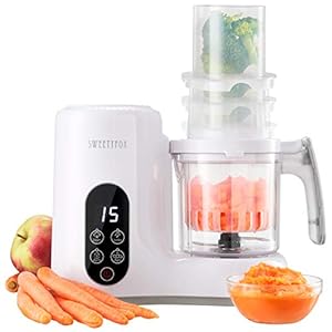Baby Food Maker – All in one Baby Food Processor – Multi-Function – Vegetable Steamer, Blender, Bottle Sanitizer