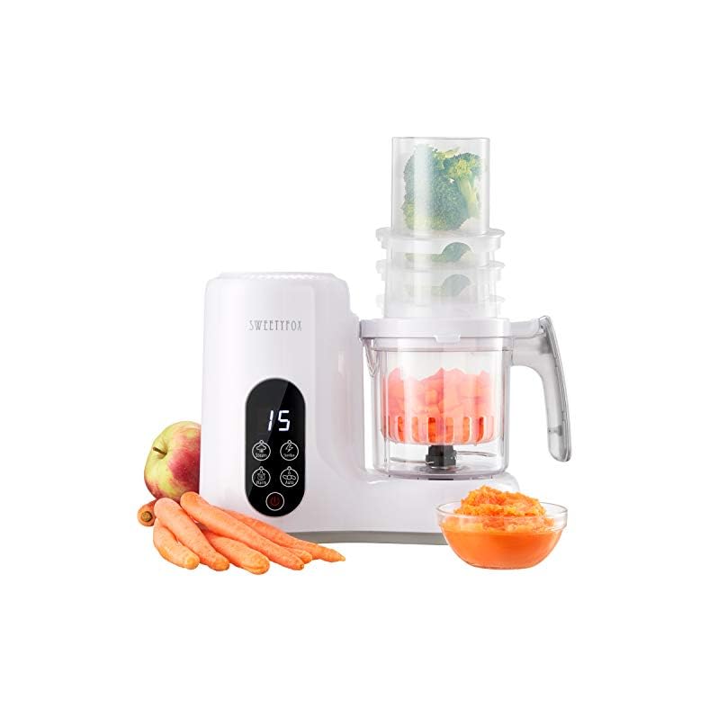 Baby Food Maker – All in one Baby Food Processor – Multi-Function – Vegetable Steamer, Blender, Bottle Sanitizer
