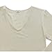 Hocosa Women's Long-Underwear Shirt, Long Sleeve, V-neck, Organic Wool-Silk