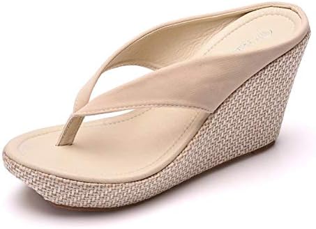 Women Beach Sandals Platform Wedges Sandals High Heels Wedges Slippers Flip Flops White Flip Flops Plus Size