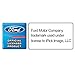 Ford Mustang 3D Pony Black Stainless Steel License Plate