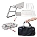 JEEF Portable Original Folding Charcoal BBQ Quick Grill, for Tailgating, Camping, and Backpacking, Made from Stainless Steelthumb 3