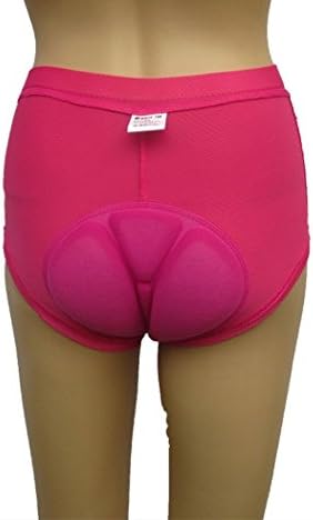 TSin Women's comfortable Breathable 3D Padded Breathable Bicycle Cycling Shorts(Color Pink Size L)