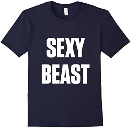 Mens Sexy beast Shirts Medium Navy