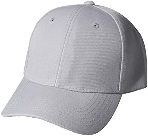 QML ( Junior, Infant ) Baseball Cap and Snapback ( 4 STYLES, Many COLORS ) (INFANT PLAIN, LIGHT GREY)
