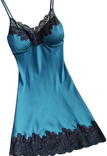 Charming Lingerie for Women Plus Size Satin Sleepwear Nightgown Nightdress