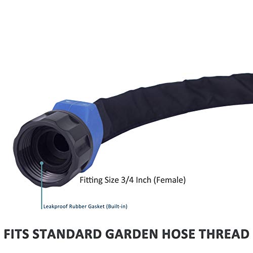 H2O WORKS Flat Weeper Soaker Hose, 50 Feet Dripping Water Hose Heavy Duty Garden Hose Pricepulse