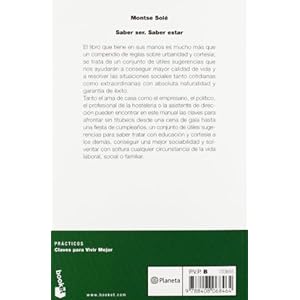 Saber Ser. Saber Estar / How to Be. How to Act (Bolsillo) (Spanish Edition)