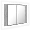 vidaXL-Armario-Espejo-de-Bano-con-Luz-LED-Inodoro-Aseo-Muebles-Mobiliario-Almacenamiento-Estante-Decoracion-Adorno