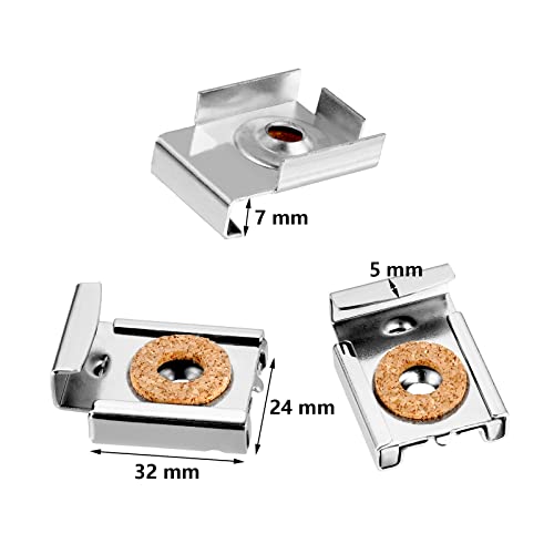 Spring Loaded Mirror Hanger Clips Mirror Mounting Clips Mirror Wall