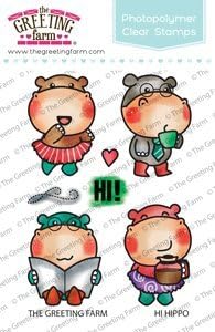 The Greeting Farm Clear Stamp Set - Hi Hippo