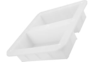 VILLCASE Rectangular Dutch Brick Plastic Paver Mold for Cement Brick Making, Concrete Decorative Mould for