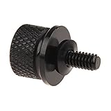Billet Seat Bolt for Harley Davidson Quick Mount Bolt Screw Cap Aluminum Black