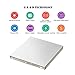 GEEKLIN External CD DVD Drive,USB 3.0 Slim Protable External CD-RW Drive DVD-RW Burner Writer Player for Laptop Desktops Windows Mac OSX