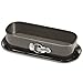 Non-Stick Rectangular Springform Pan, Loaf Pan for Bread and Cake with Easy-Open Latch, Silver